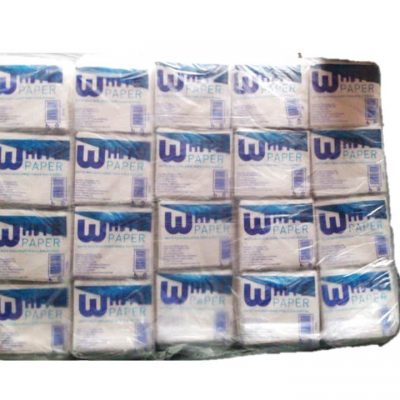 Guardanapo de Papel White Paper 20x22cm Fardo com 100 Pacotes