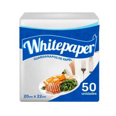 Guardanapo de Papel White Paper 20x22cm