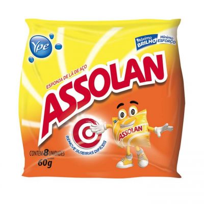 Esponja de Aço Assolan 60g