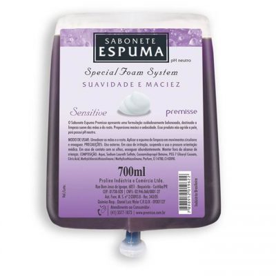 Sabonete Espuma Sensitive refil 700ml – Premisse