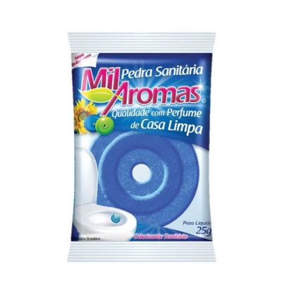 Pedra Sanitária Mil Aromas 25G - Cartela c/12 unidades