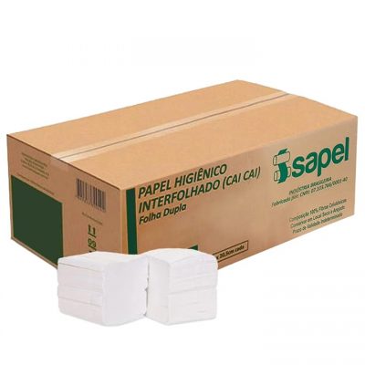 Papel Higiênico Cai Cai Isapel Folha Dupla c/8000 Folhas